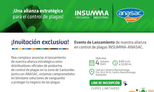 ¡Gran Noticia! Nueva Alianza INSUMMA – ANASAC, el Nuevo Distribuidor Oficial para Anasac en Colombia